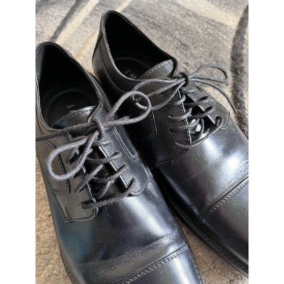 J. Murphy Novick Black Leather Cap Toe Oxford Dress Shoes 8M main image 4